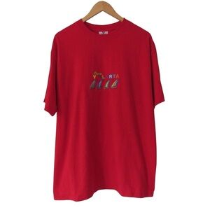 Puerto Vallarta Red Short Sleeve Tee XL Heavyweight Yazbek Mexico Travel Beach